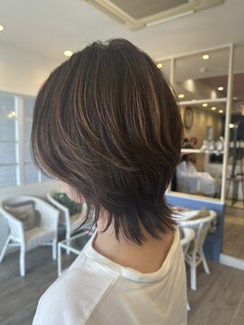 リザ ヘアー サロン 大谷 なんごう店(LIZA hair salon) レイヤーボブウルフ