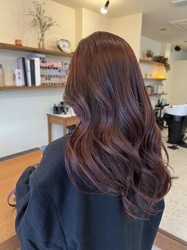 ルームズアンドルーツ(ROOMS&ROOTS) 艶ロング/透明感カシスカラー