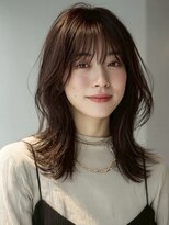 リコット 浦和美園(Liecot)&nbsp;ミディアムレイヤー　透明感グレージュ　くびれ　髪質改善