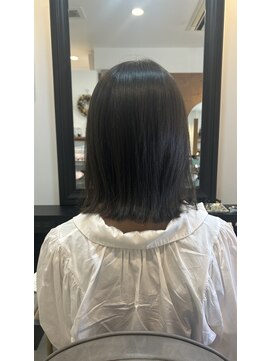 ジョワイユヘアーデザイン(Joyeux) joyeuxグレージュ透明感カラー/顔まわりレイヤー【盛本彩乃】