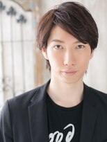 モッズヘアメン 札幌月寒店(mod's hair men) 20代30代ビジネス斜めバングダークアッシュショートr札幌月寒