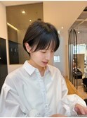 耳かけマッシュショート