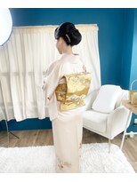 美容堂 大人女性着物ヘアメイク
