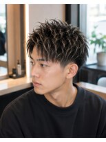 MEN's Baguz MEN'Sカット/ MEN'Sパーマ/ MEN'Sカラー メンズ無造作カールマッシュパーマ束感