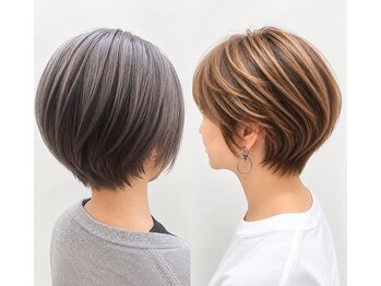 ヴィムヘアー 小禄店(VIM hair)の写真/ショートにするなら、VIM hair。抜け感も、似合わせも。今の私にフィットする“ちょうどいい可愛さ”へ◎