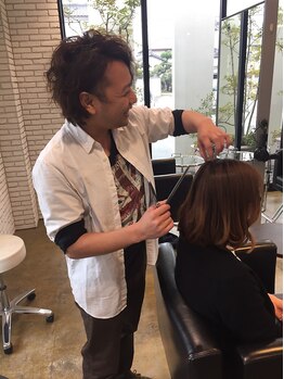 ノーム ヘアデザイン(noaM hair design)の写真/経験豊富なスタイリストが最初から最後まで担当☆あなたの魅力を最大限引き出したスタイルをご提案します!!