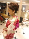 大人浴衣ヘアアレンジ【ヘアアレンジ　立川/立川南/八王子】