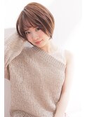 カジュアルショートボブ