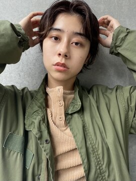 テテ ニコ(tete nico) 【太田彩未】大人気のハンサムショート×流れるパーマ