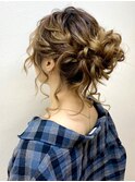 ルーズで私服でもドレスでも似合う！『ルーズシニヨンアップ♪』