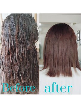 リー(Ly.) カット　縮毛矯正
