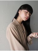 シースルー前髪/鎖骨ミディアム/ニュアンスカラー/南青山/表参道