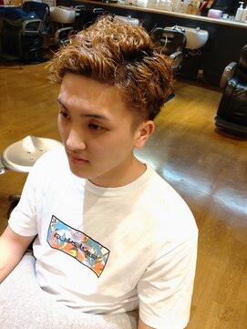 ノワール(NOIR) ブリーチしててもツルツルパーマ