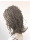 弾力外はねセミ/マットベージュ