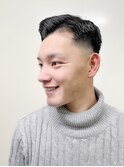 八二分け/スキンフェード/バーバースタイル/モテ髪/爽やか