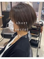 ヘアアンドメイク 心座(hair&make) ショートボブ