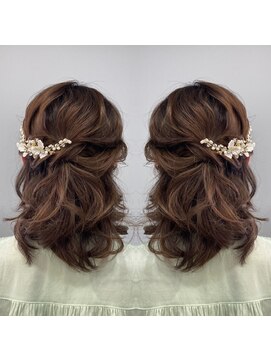 ラパニエ 博多(La panier) ハーフアップ