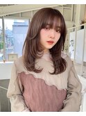 ◇ワンカールで簡単♪ロングウルフカット!