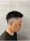 夏は男らしくフェード/ベリーショート/ツイストスパイラル