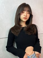 アールクリップ 表参道(ar clip) 小顔に見せるヘア×髪質改善トリートメント×オリーブベージュ