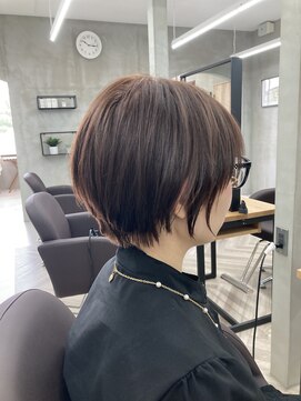 ネル 千早 香椎(nell.) 大人ショートボブナチュラルボブ20代30代40代