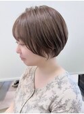 丸みが可愛いショートスタイル【高橋圭】