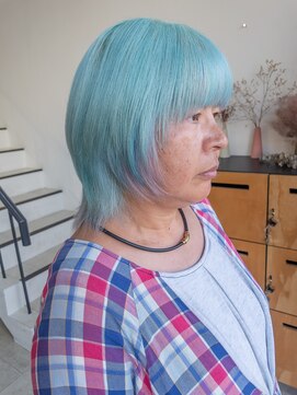 ノア(noa.) ライトブルー&ペールピンクのデザインカラー