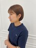 デザインカット+艶髪カラー