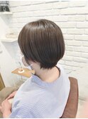 【MAGIC 小名木】丸みショート&アッシュカラー