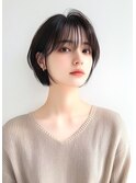 小顔ショート#渋谷#ショート#ボブルフ#髪質改善#レイヤーカット