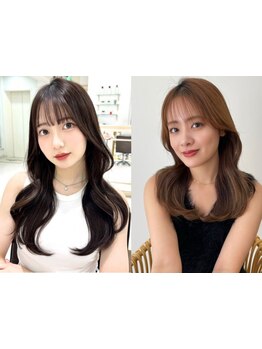 毛流れ/癖を見極めて顔周りを丁寧にカット*トレンドの韓国風ヘアも理想通りの仕上がりに…*[静岡/学割U24]