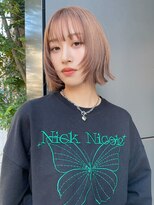 トルネード(TORNADO)&nbsp;透明感ヘア フェイスレイヤー ココアベージュボブ t127