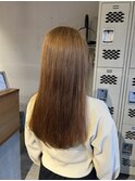 ブリーチなしベージュカラー