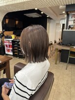 ラブリッシュ(LOVERICHE)&nbsp;ボブで首元すっきり、朝のセットも簡単！スタイリスト本田