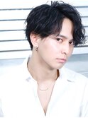 色気溢れる爽やかかきあげミディ