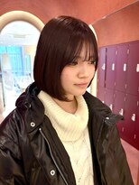 ジーナ 渋谷本店(Zina)&nbsp;★甘すぎない大人カラー！チェリーピンクブラウン【芳賀健吾】