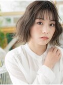 イヤリングカラーくびレイヤー小顔ボブパーマh3戸頭20代30代40代