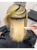 ブリーチしていても出来る縮毛矯正