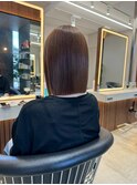 メルティカラー似合わせカットウェーブミディアム縮毛矯正