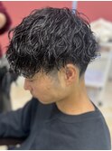 波打ちスパイラルパーマ