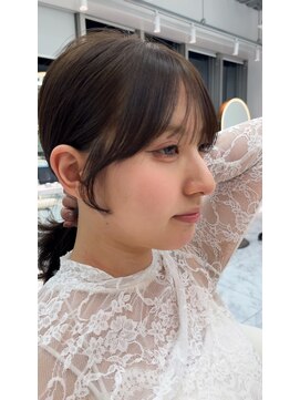 ロンドルピナス 小倉(Lond Lupinus) ブルーブラック/ワイドバング/美髪のススメ/外ハネボブ/北九州/