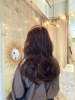 オルセン(OLSEN) 暗めレッドブラウン/暖色ブラウン/レイヤー/ロングレイヤー