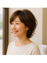 スープレックス ヘアーデザイン(SOUPREX HAIR DESIGN)&nbsp;SOUPREX大人ショートレイヤー　20代 30代 40代 50代 60代