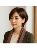美フォルム大人ショートボブ　20代 30代 40代 50代 60代　