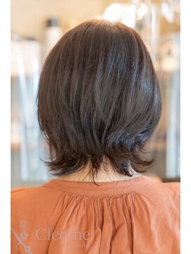 ♪シースルーバング前髪斜めバング艶感黒髪グランマッシュ美髪