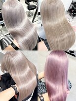 エトワール(ETOILE)&nbsp;ハイトーンカラー/ケアブリーチ/ミルクティーベージュ 三ノ宮