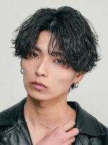 フィフスパーク(fifth PARK)&nbsp;渋谷波巻きツイストスパイラル強めパーマ束感メンズカット色気