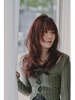 イーマ 京橋店(iima)&nbsp;カシスブラウン×韓国レイヤーロング
