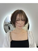 ウルフカット×レイヤーカット×小顔ヘア