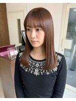 零秒女髪 千里丘店 上品な艶感まとまりロングストレートヘア髪質改善艶髪